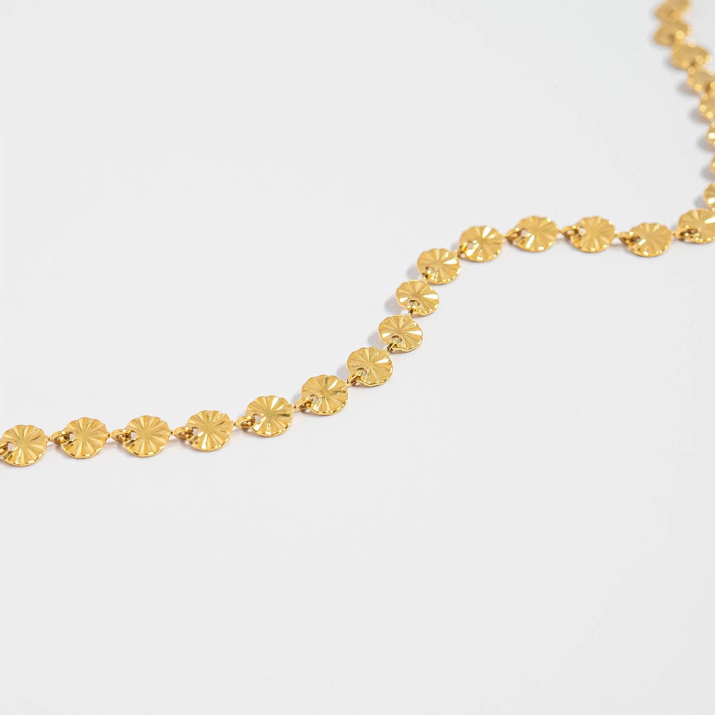 Sunburst Chain Bracelet - Premium 18K Gold PVD Stainless Steel