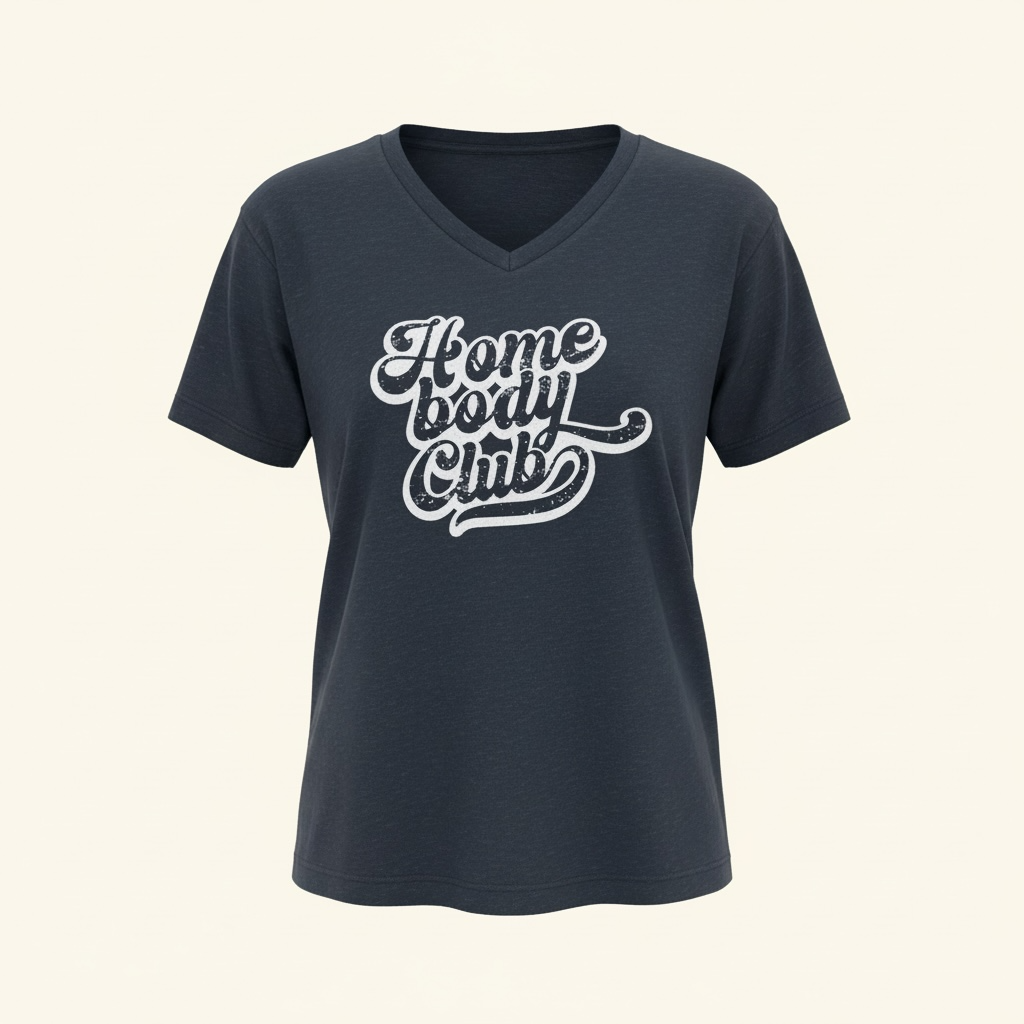 Homebody Club V-Neck Tee