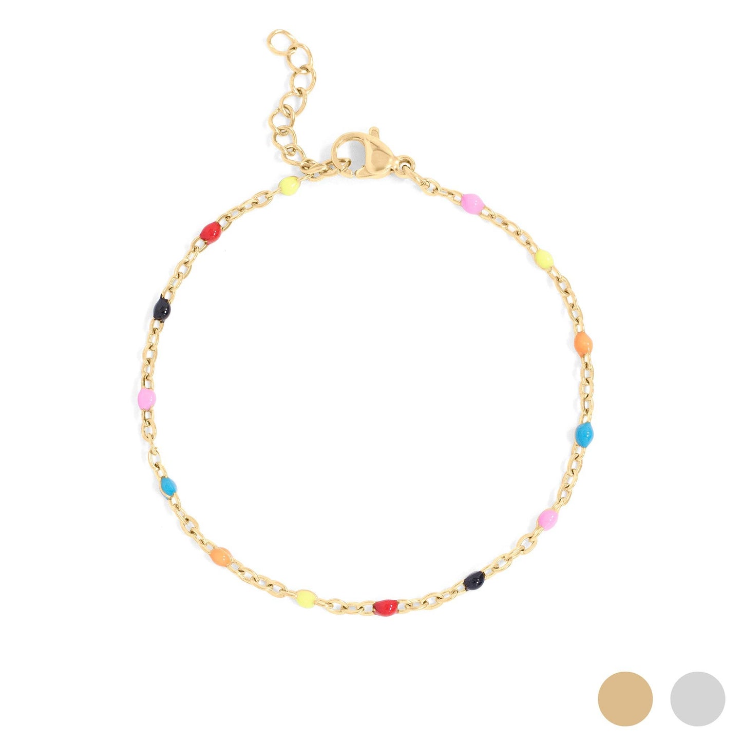 Muti Color Confetti Bracelet - Premium 18K Gold PVD Stainless Steel