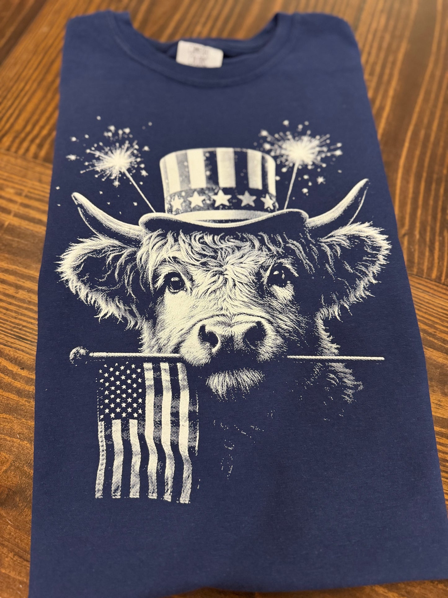 Americana Cow Tee