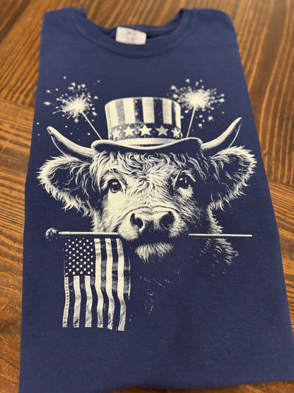 Americana Cow Tee