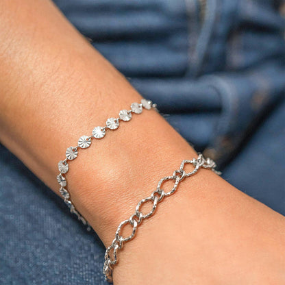 Sunburst Chain Bracelet - Premium 18K Gold PVD Stainless Steel