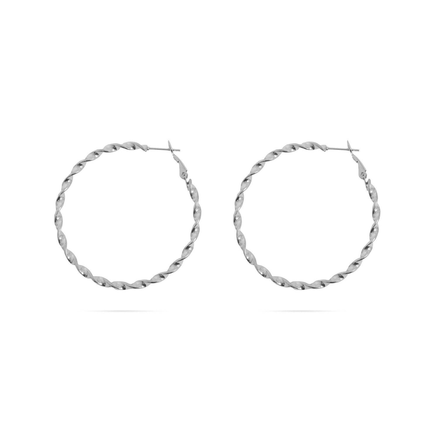 Twist Hoop Earrings - Premium 18K Gold PVD Stainless Steel