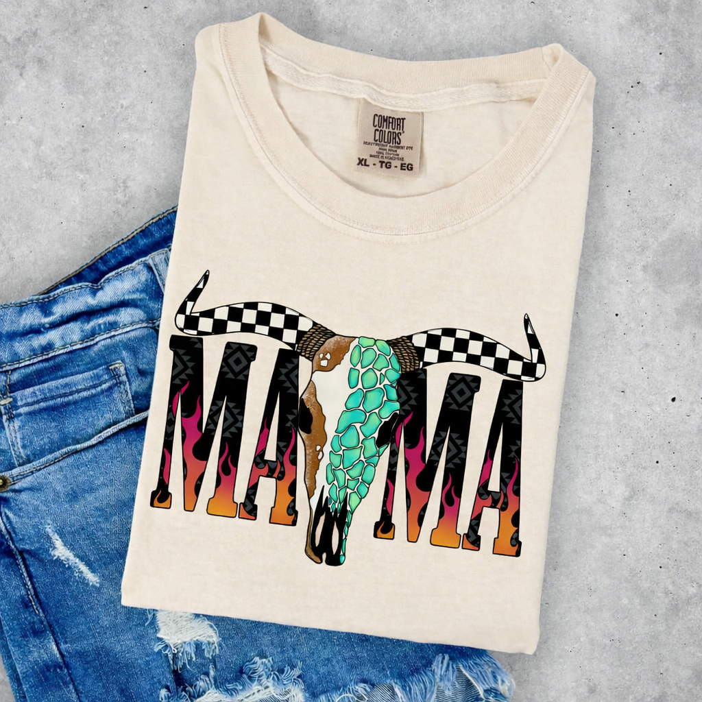 Mama Longhorn Tee