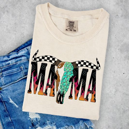 Mama Longhorn Tee