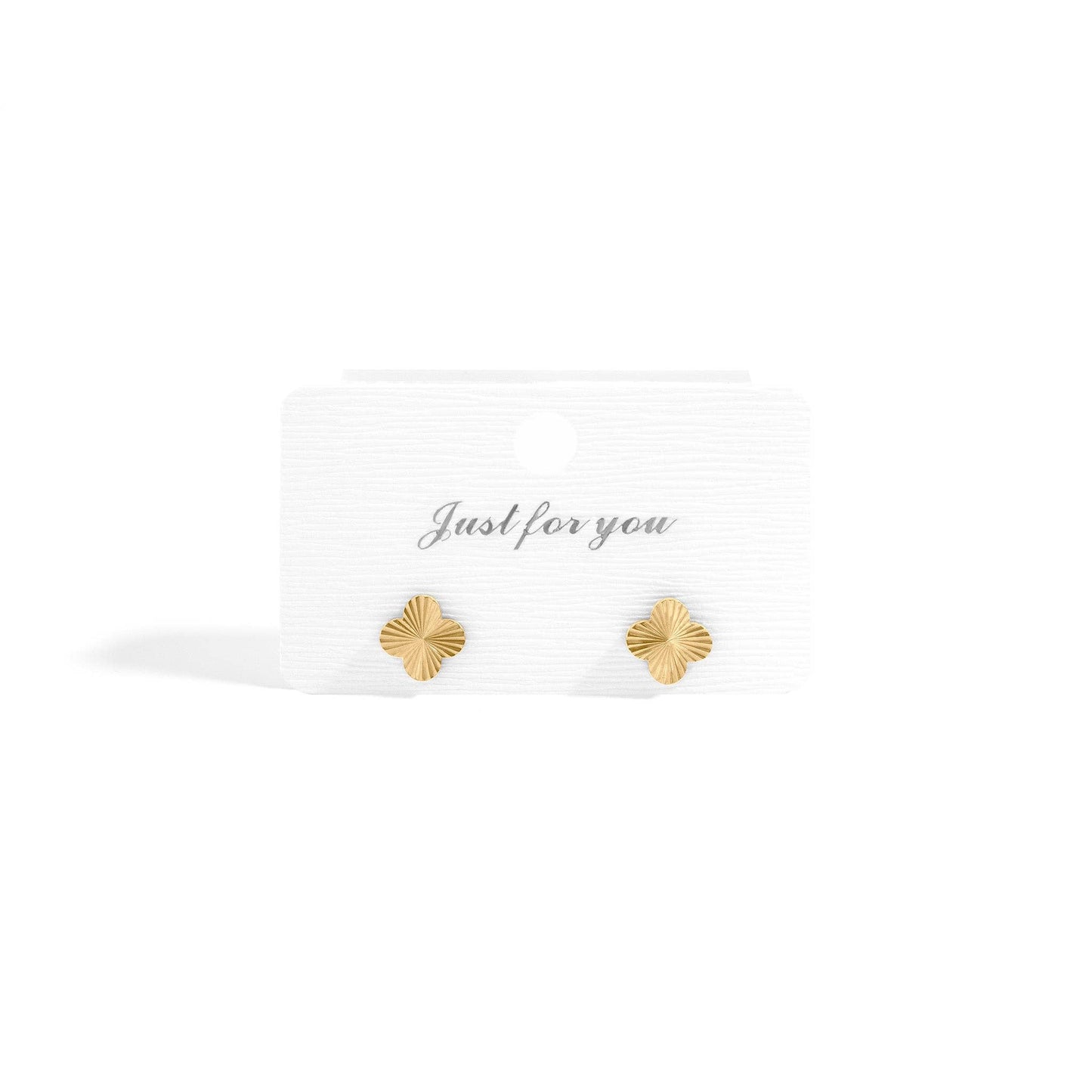 Clover Stud Earrings - Premium 18K Gold PVD Stainless Steel