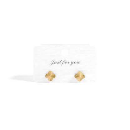 Clover Stud Earrings - Premium 18K Gold PVD Stainless Steel
