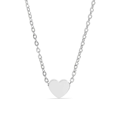 Stainless Steel Mini Heart Necklace - Premium 18K Gold PVD Stainless Steel