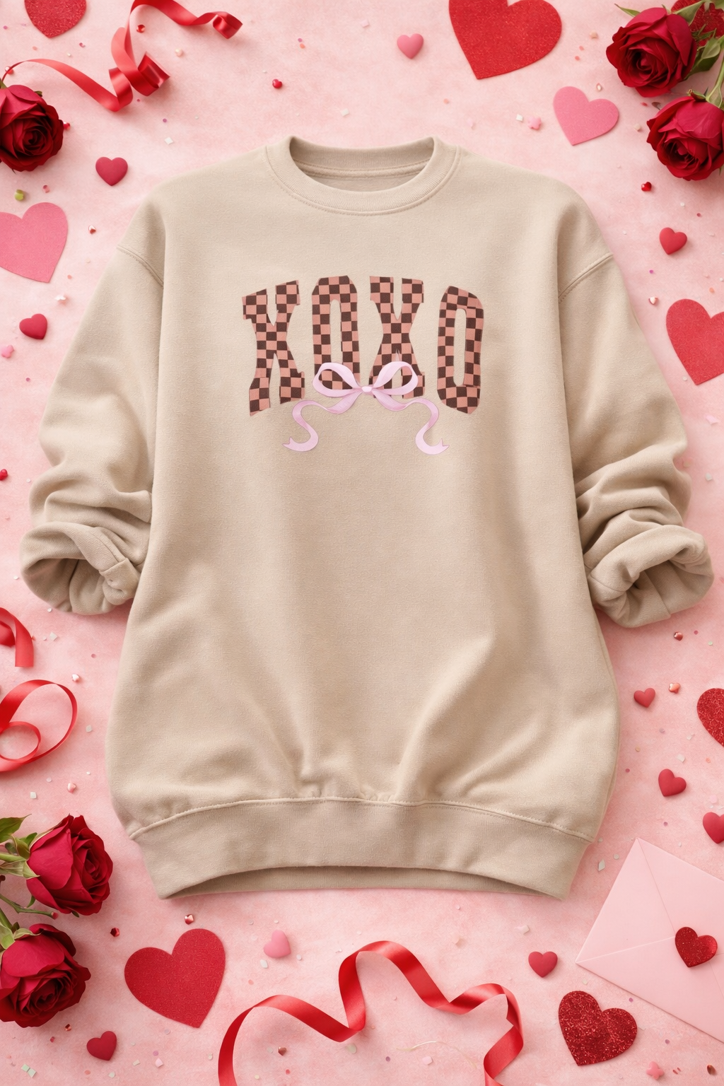 XOXO Bow Crewneck