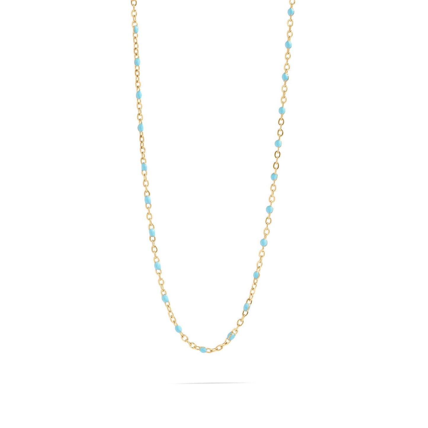 Turquoise Chain Necklace - Premium 18K Gold PVD Stainless Steel
