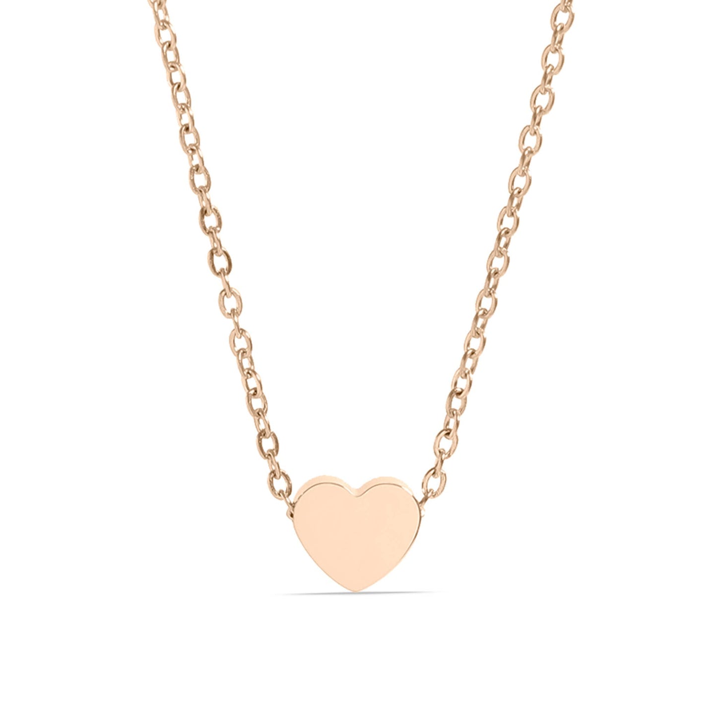Stainless Steel Mini Heart Necklace - Premium 18K Gold PVD Stainless Steel