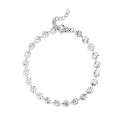 Sunburst Chain Bracelet - Premium 18K Gold PVD Stainless Steel