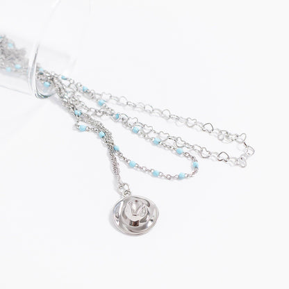 Turquoise Chain Necklace - Premium 18K Gold PVD Stainless Steel