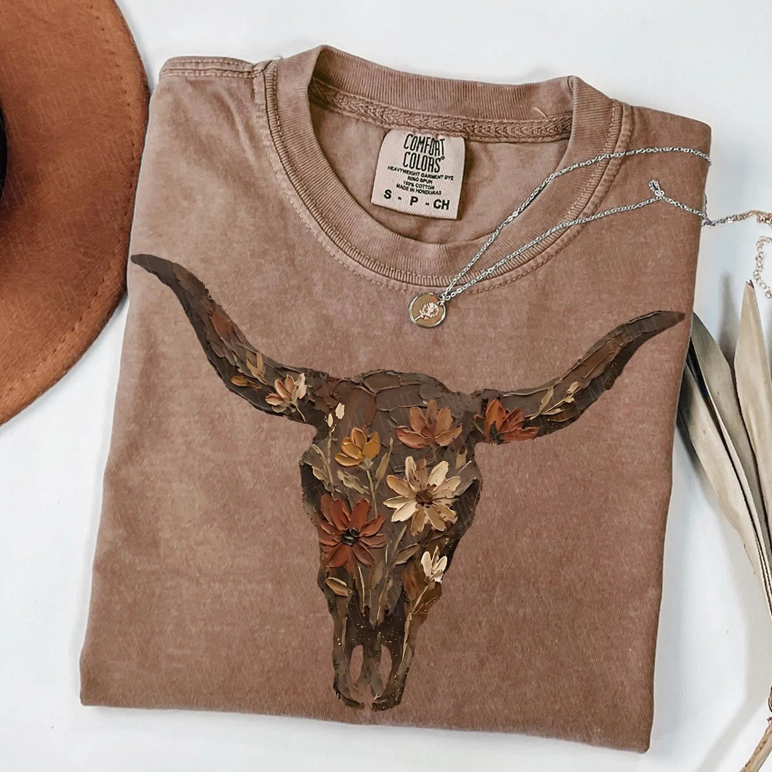 Wildflower Longhorn Tee