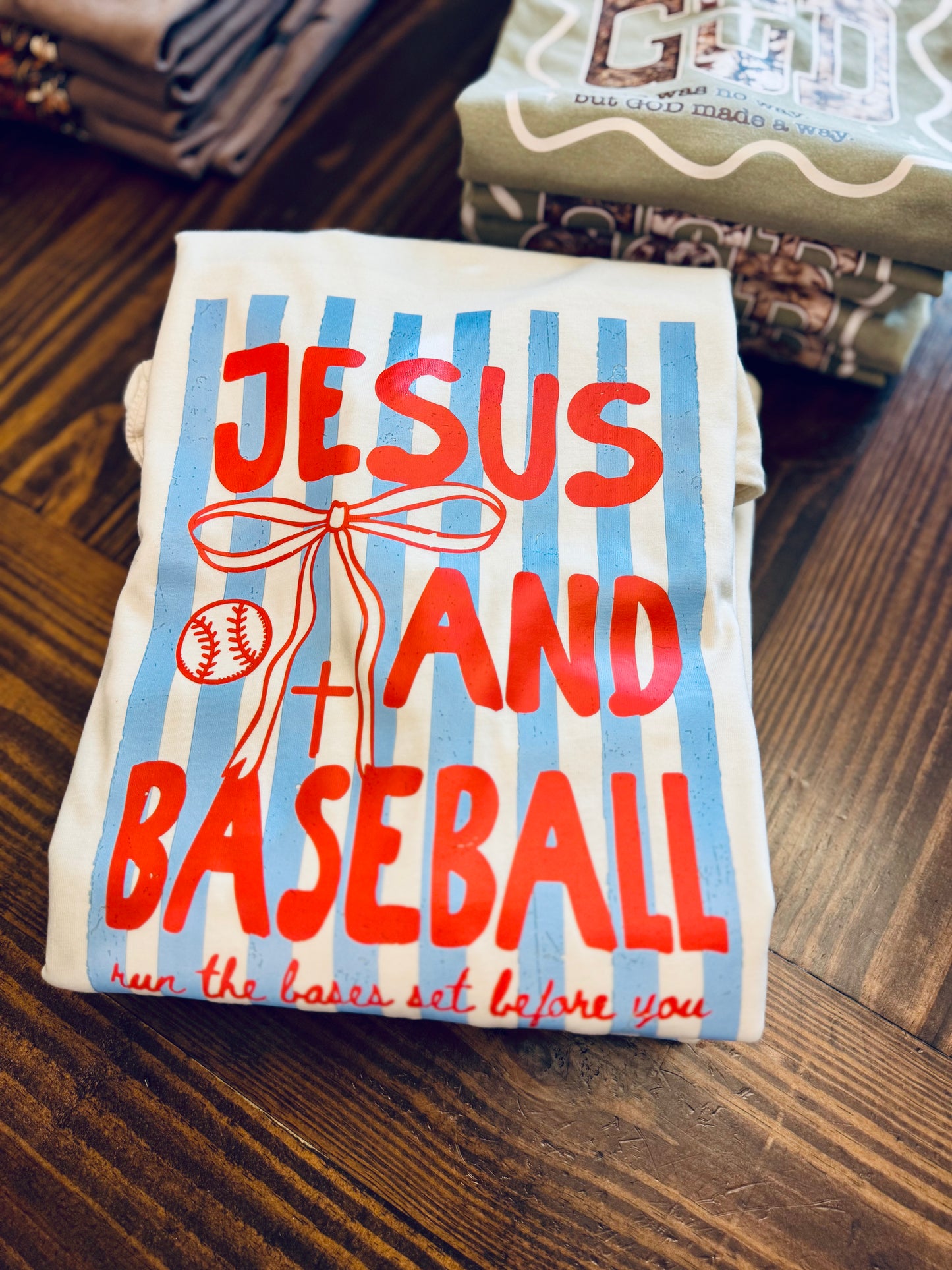 Jesus & Baseball Tee