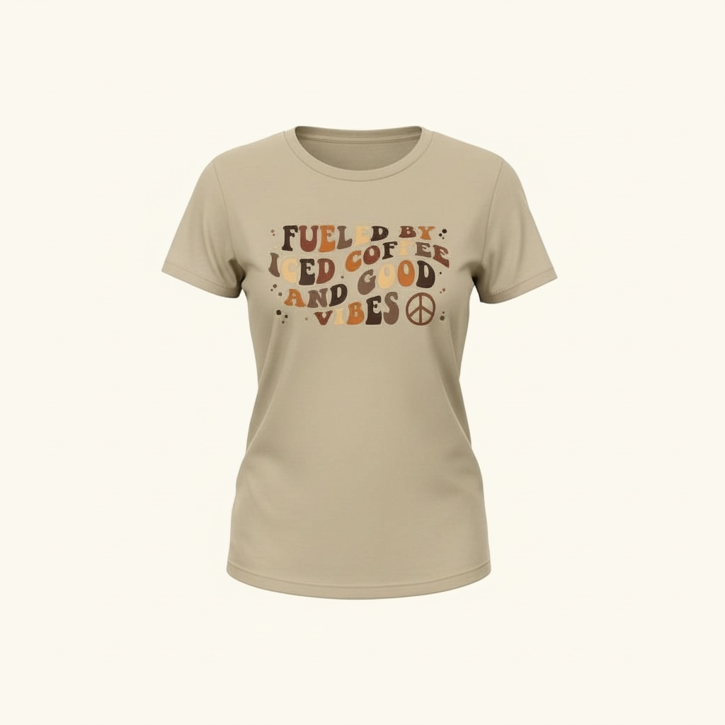 Good Vibes & Iced Coffee Tee