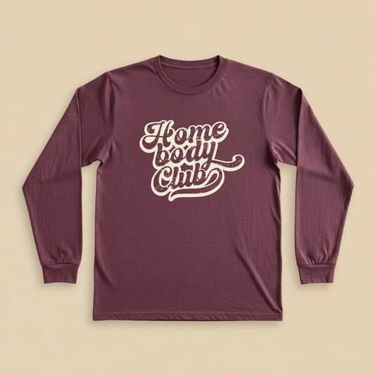 Homebody Club Long Sleeve Tee