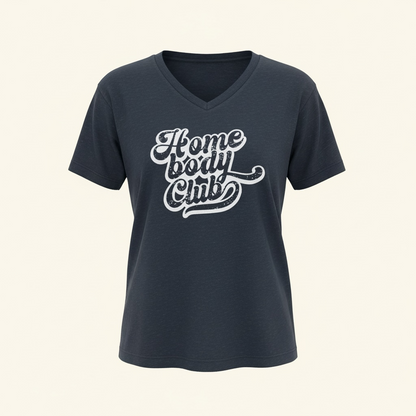 Homebody Club V-Neck Tee