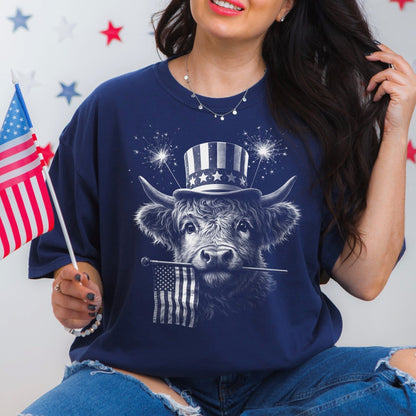 Americana Cow Tee