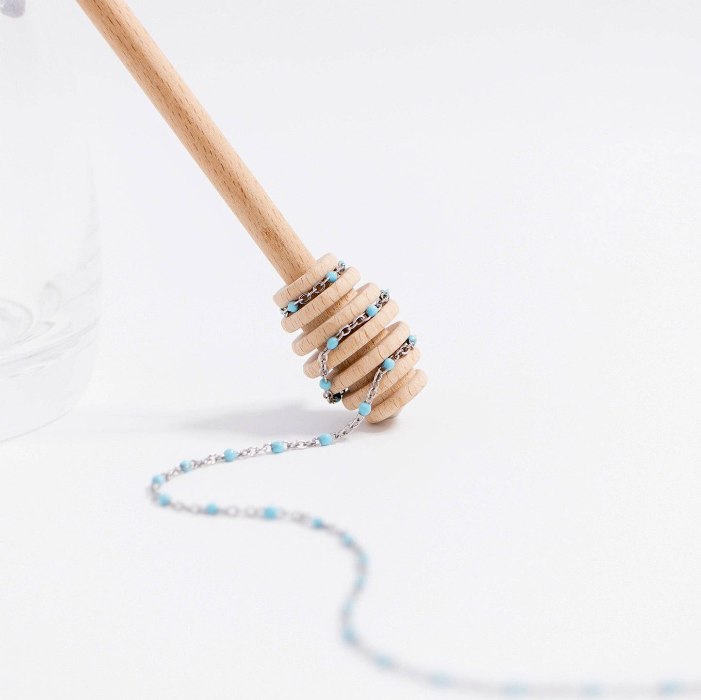 Turquoise Chain Necklace - Premium 18K Gold PVD Stainless Steel