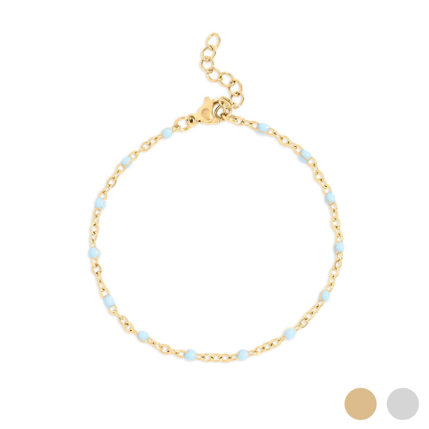 Turquoise Confetti Bracelet - Premium 18K Gold PVD Stainless Steel