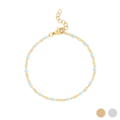 Turquoise Confetti Bracelet - Premium 18K Gold PVD Stainless Steel
