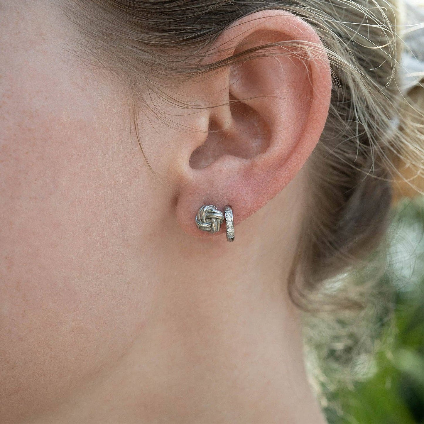 CZ Mini Huggie Earrings - Premium 18K Gold PVD Stainless Steel
