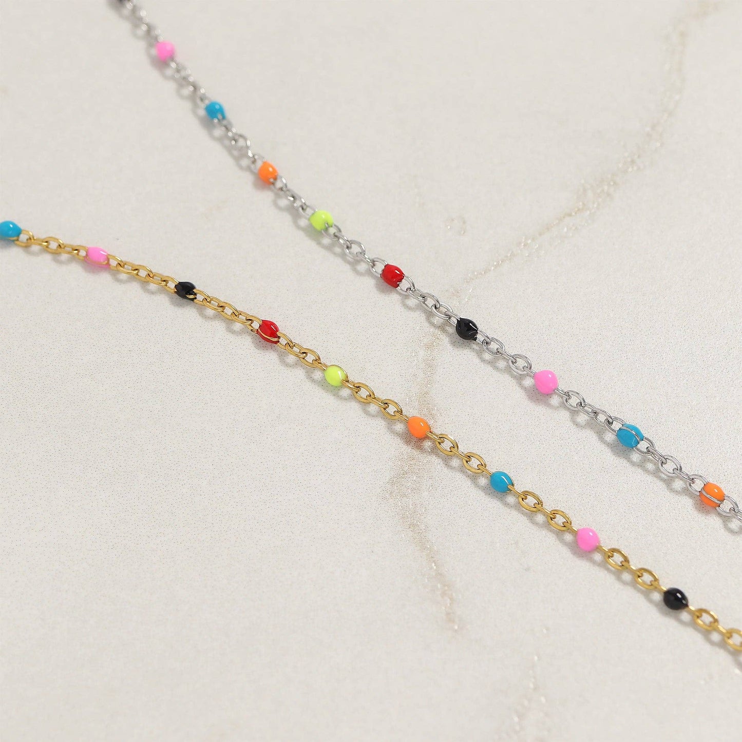 Muti Color Confetti Bracelet - Premium 18K Gold PVD Stainless Steel