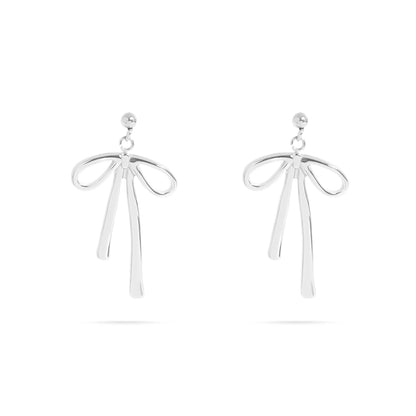 Ribbon Bow Earrings - Premium 18K Gold PVD Stainless Steel